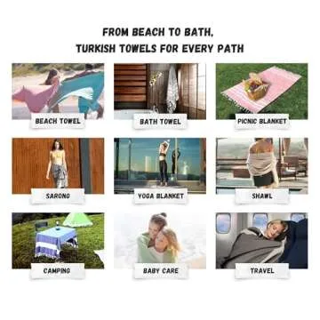 Bazaar Anatolia Turkish Bath Towel - Premium Beach Essential