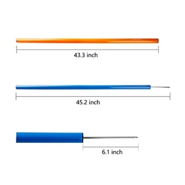 PAWISE Dog Training Exercise Equipment,Dog Agility Training Equipment,12pcs Weave Poles Playground Equipment Outdoor