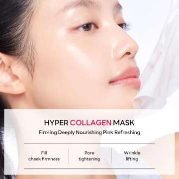 Mediheal Hyper Collagen Real Deep Mask | Collagen Gel Mask for Multi-lifting Care | Achieves Bouncy ...
