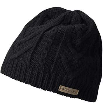 Columbia Adult Parallel Peak II Beanie, Black, One Size