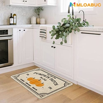 Autumn Pumpkin Patch Door Mat for Seasonal Decor