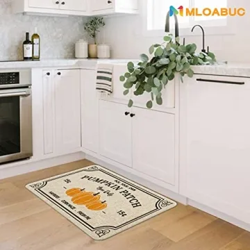 Autumn Pumpkin Patch Door Mat for Seasonal Decor