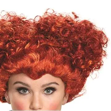 Disguise Women's Winifred Deluxe Wig Costume Accessory, Red, Adult Size US