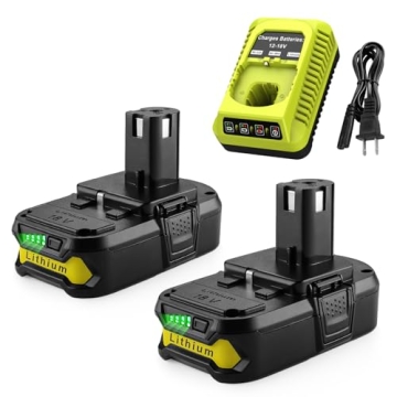 Ryobi 2-Pack 3500mAh 18V Lithium Battery Combo for P102 P103 P104