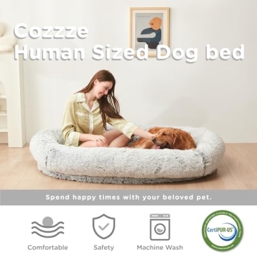 Human Sized Dog Bed for Cozy Family Togetherness