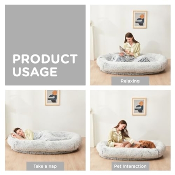 Human Sized Dog Bed for Cozy Family Togetherness