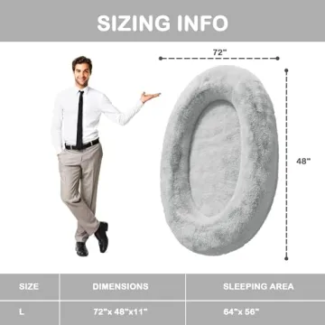 Human Sized Dog Bed for Cozy Family Togetherness