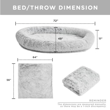 Human Sized Dog Bed for Cozy Family Togetherness