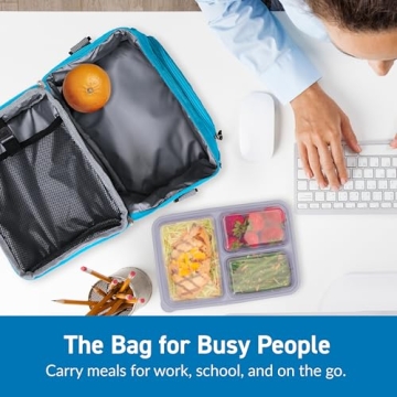 Bentgo Deluxe Lunch Bag - Durable Insulated Meal Carrier