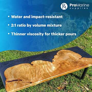 Pro Marine Casting Resin - Tough & Clear Epoxy Kit