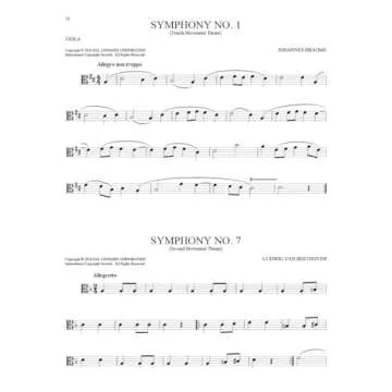 101 Classical Themes for Viola - Perfect for All Musicians