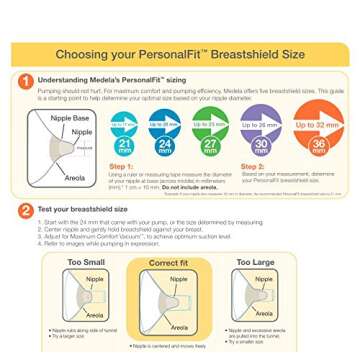 Medela PersonalFit Breast Shields, Large (Pack of 2) 27mm Breast Pump Flanges, Authentic Medela Spare Parts, Made Without BPA
