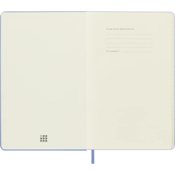Moleskine Classic Notebook Large Ruled Hydrangea Blue