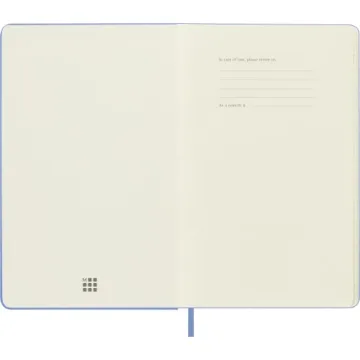 Moleskine Classic Notebook Large Ruled Hydrangea Blue