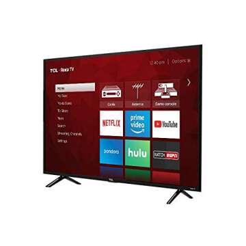 TCL 49S403 49” 4K UHD HDR Roku Smart LED TV (Renewed)