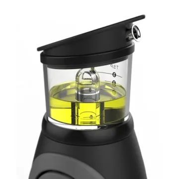 Glass Olive Oil Dispenser Bottle with Pump 2 Pack