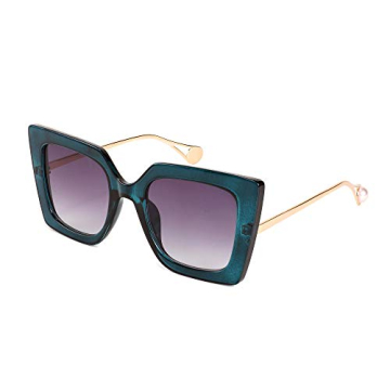 FEISEDY Trendy Oversized Sunglasses with UV400 Protection