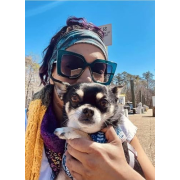 FEISEDY Trendy Oversized Sunglasses with UV400 Protection