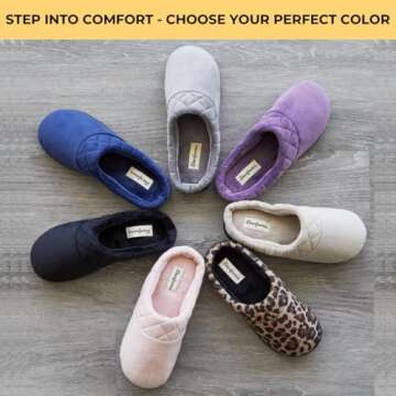 Dearfoams Memory Foam Clogs for Women - Comfort & Style