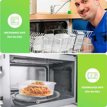 Skroam 52-Piece Airtight Food Storage Containers Set