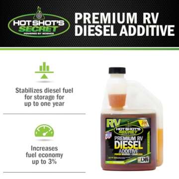 Hot Shot's Secret Premium RV Diesel Additive 16 Ounce Bottle