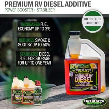 Hot Shot's Secret Premium RV Diesel Additive 16 Ounce Bottle