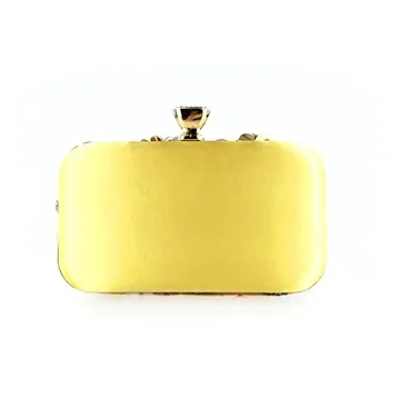 Chic Lanpet Flower Evening Clutch with Chain Strap