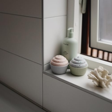 Mushie Silicone Cupcake Toy Set for Toddlers | Fun & Safe