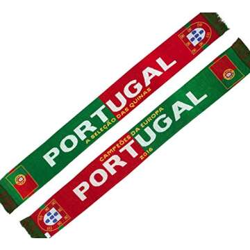 Portugal Soccer Knit Scarf