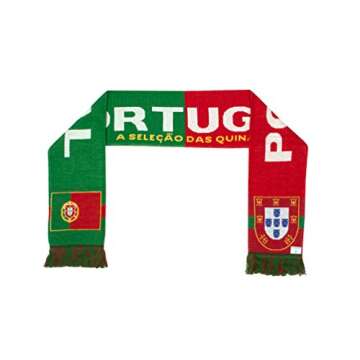 Portugal Soccer Knit Scarf