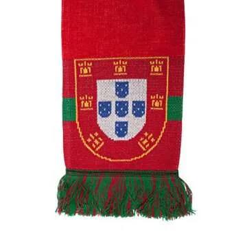 Portugal Soccer Knit Scarf