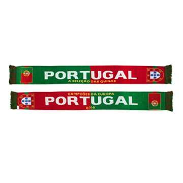 Portugal Soccer Knit Scarf