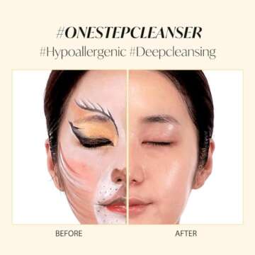 d'alba Piedmont Italian White Truffle Return Oil Cream Cleanser, Vegan Skincare, Easy One Step Cleanser for Sebum & Makeup Removal, Hydrating Cleanser, for Sensitive Skin, Korean Skin Care