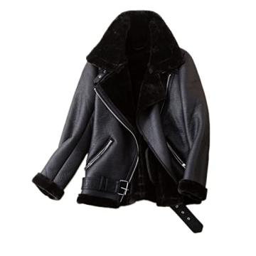 LY VAREY LIN Women's Faux Shearing Jacket for Winter