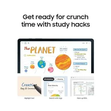 Samsung Galaxy Tab S6 Lite 10.4' 64GB WiFi Android Tablet, S Pen Included, Gaming Ready, Long Battery Life, Slim Metal Design, Expandable Storage, US Version, Oxford Gray, Amazon Exclusive (2024)