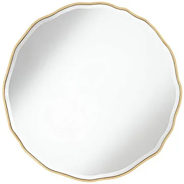 Noble Park Lissa Decorative Wall Mirror with Gold Edge