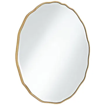 Noble Park Lissa Decorative Wall Mirror with Gold Edge
