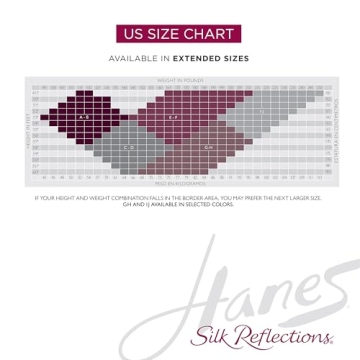 Hanes Silk Reflections Control Top Silky Sheer Pantyhose