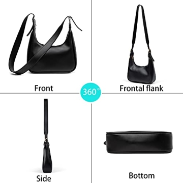 OHIW Retro Classic Half Round Messengerbag for Women