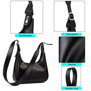 OHIW Retro Classic Half Round Messengerbag for Women