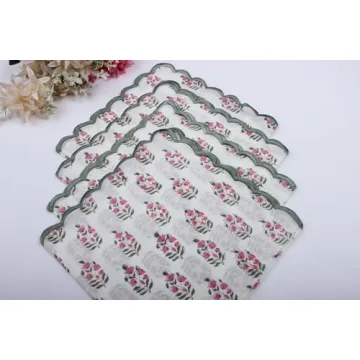Stylish Cotton Napkin Set of 4 for Elegant Dining