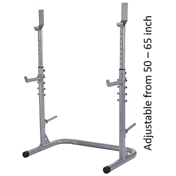 Adjustable Olympic Workout Bench with Squat Rack