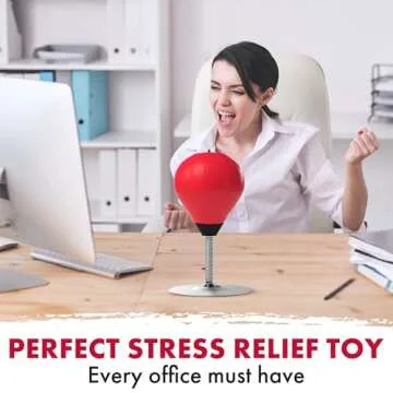 GLACIAL Stress Relief Punching Bag with Desk Clamp