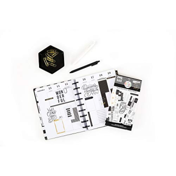 Happy Planner STCKRS Blck/WHTE Stickers for Creative Planning