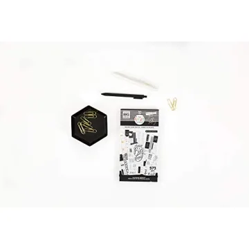 Happy Planner STCKRS Blck/WHTE Stickers for Creative Planning