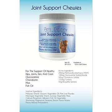 Joint Support Chews for Dogs - Advanced Health Supplement