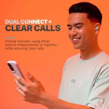 JLab Go Air Pop True Wireless Bluetooth Earbuds & Charging Case - Mint, Dual Connect, IPX4 Sweat Resistance, Bluetooth 5 Connection, 3 EQ Sound Settings Signature, Balanced, Bass Boost