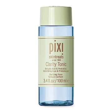 Pixi Beauty Clarity Tonic 100ml, AHA & BHA Toner | Minimize Pores, Promote A Clearer, Healthier Complexion, 3.4 Fl Oz