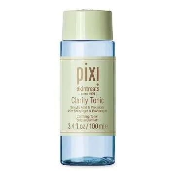 Pixi Beauty Clarity Tonic 100ml, AHA & BHA Toner | Minimize Pores, Promote A Clearer, Healthier Complexion, 3.4 Fl Oz