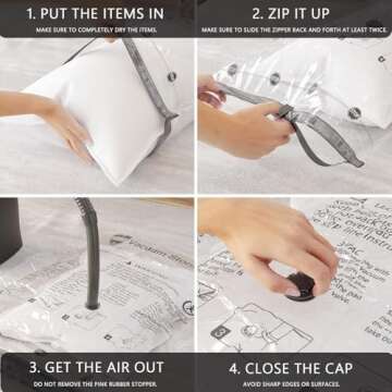 Vacuum Storage Bags - Space Saver Solution for Home